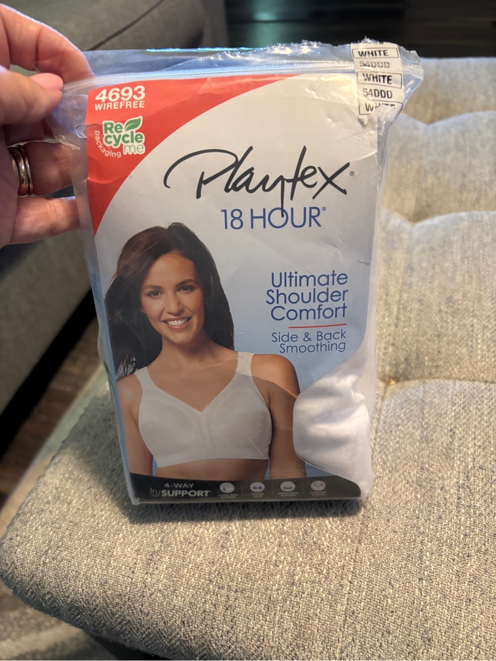 Playtex 18 Hour Bra Sz 54DDD